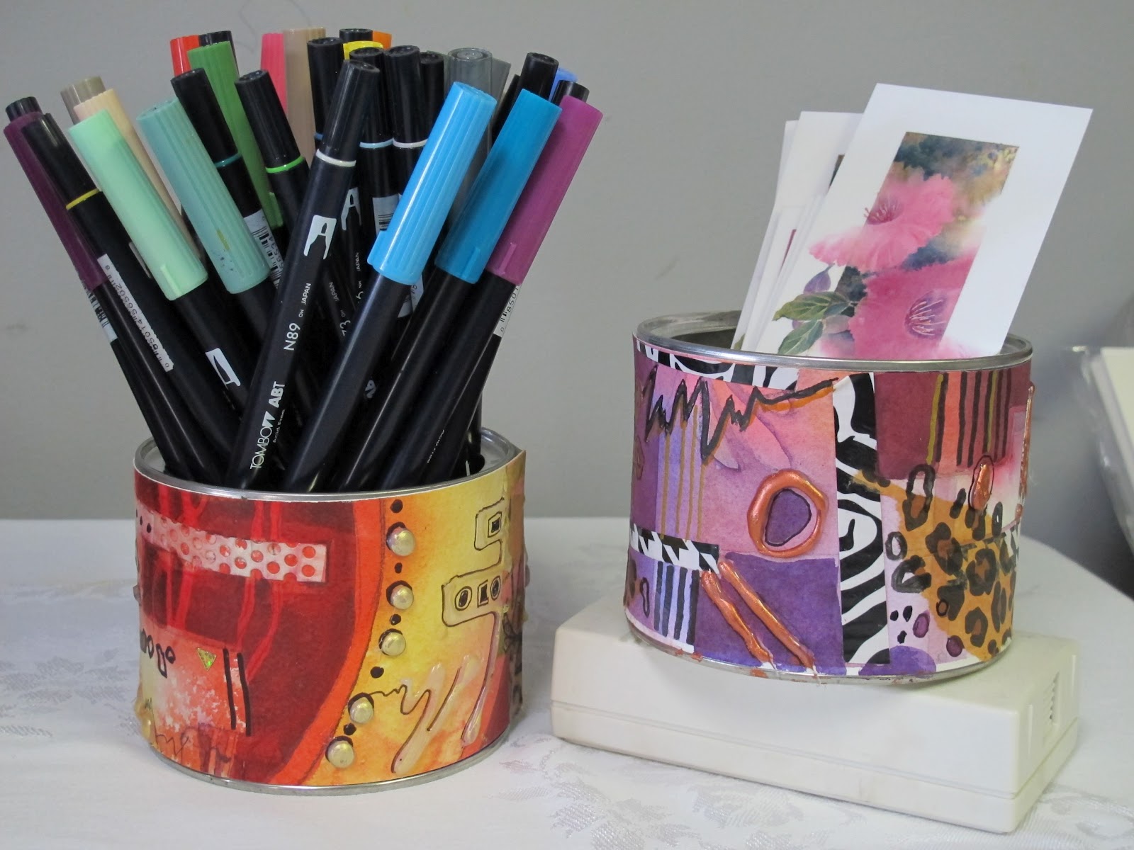 Wild about Painting by Karen Knutson Reusing old paintings for pencil