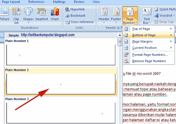 Membuat Halaman Skripsi Word 2007 | cara membuat nomor halaman dengan format berbeda dalam Membuat Halaman Skripsi Word 2007 | cara membuat nomor halaman dengan format berbeda dalam