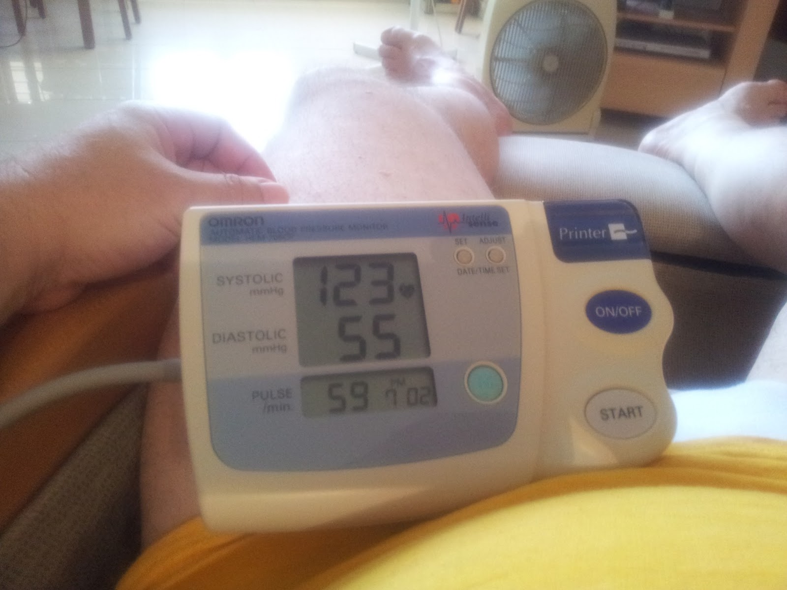 My Metabolic Syndrome The Omron HEM 705 CP Auto Inflate Blood Pressure