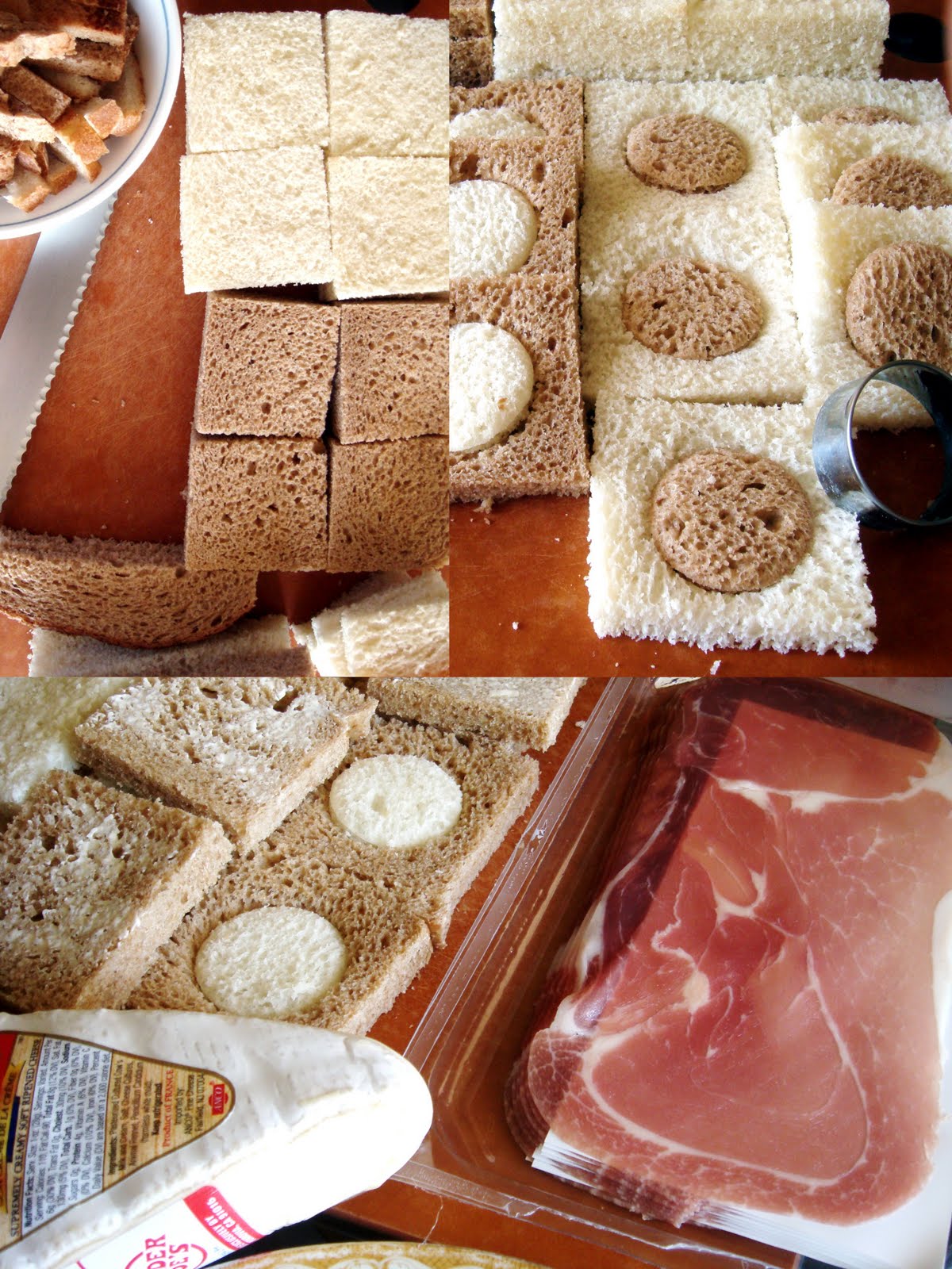 the little olive branch prosciutto tea sandwich