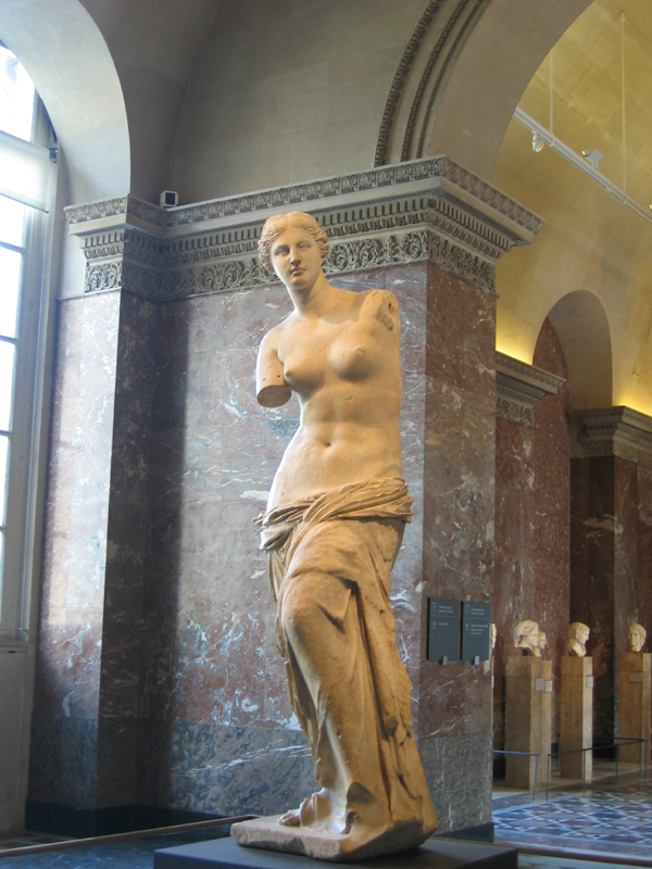 The Greek statue of Venus de