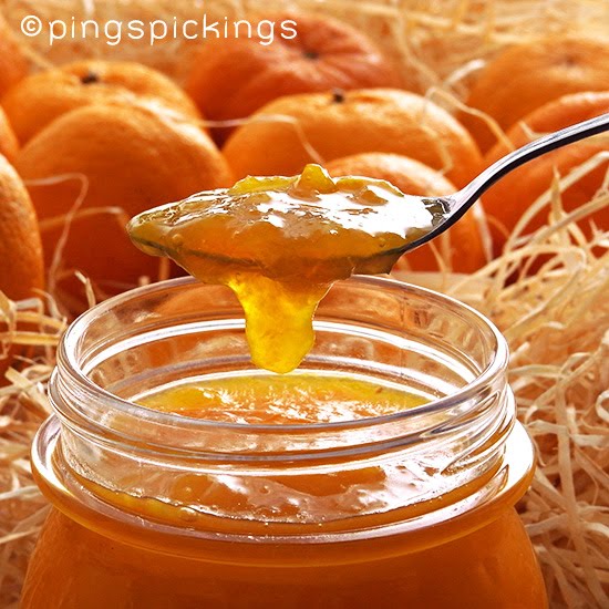ping's pickings Mandarin Orange Marmalade