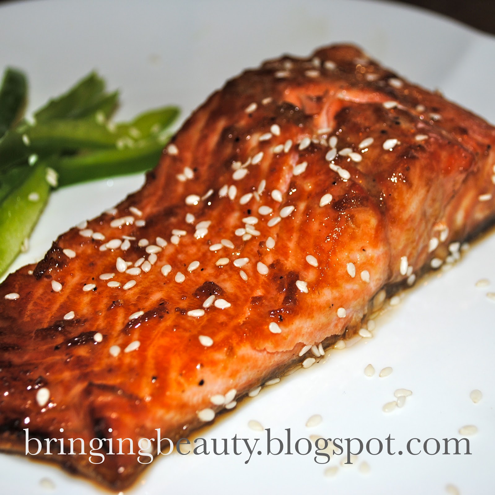 Bringing Beauty Honey Ginger Salmon