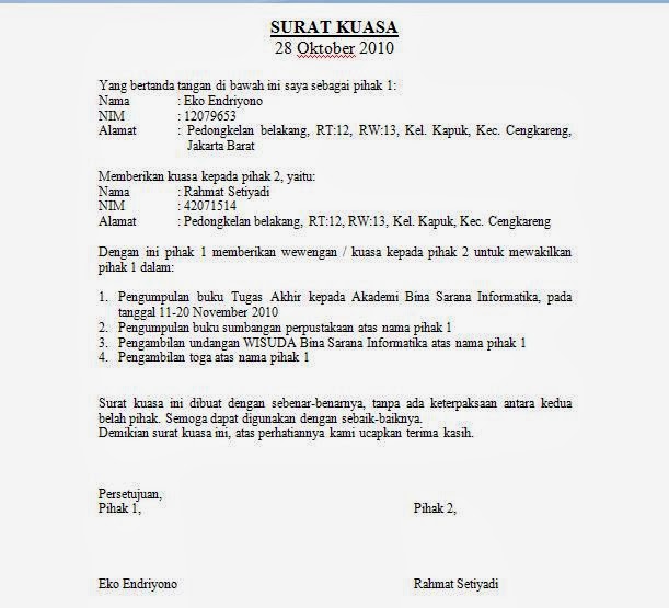 49++ Contoh surat kuasa advokat terbaru terbaru