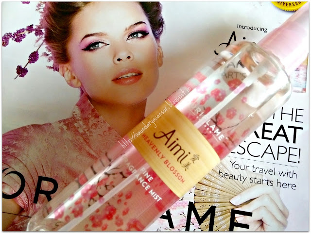 Oriflame Sweden Aimi Fine Fragrance Mist- Heavenly Blossom Review