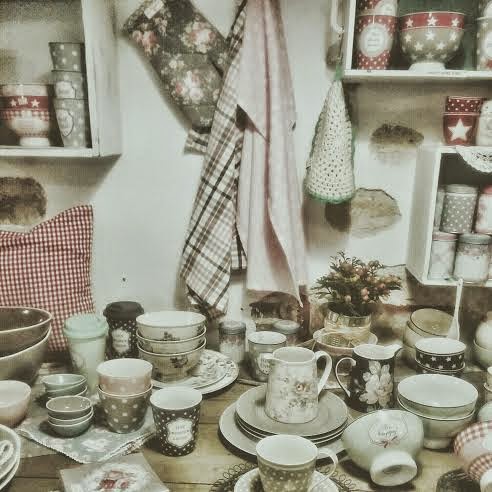 ruta deco shopping vintage Barcelona verde mandarina