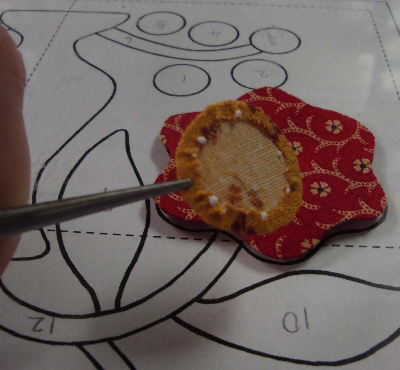 FABRIC THERAPY Glue stick applique, the tutorial PART TWO...