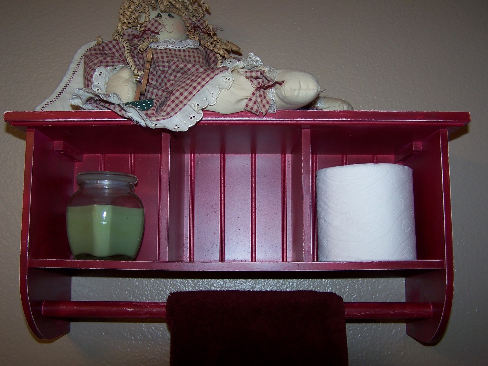 A Cozy Place Nail Polish shelf and Bathroom Cubby
