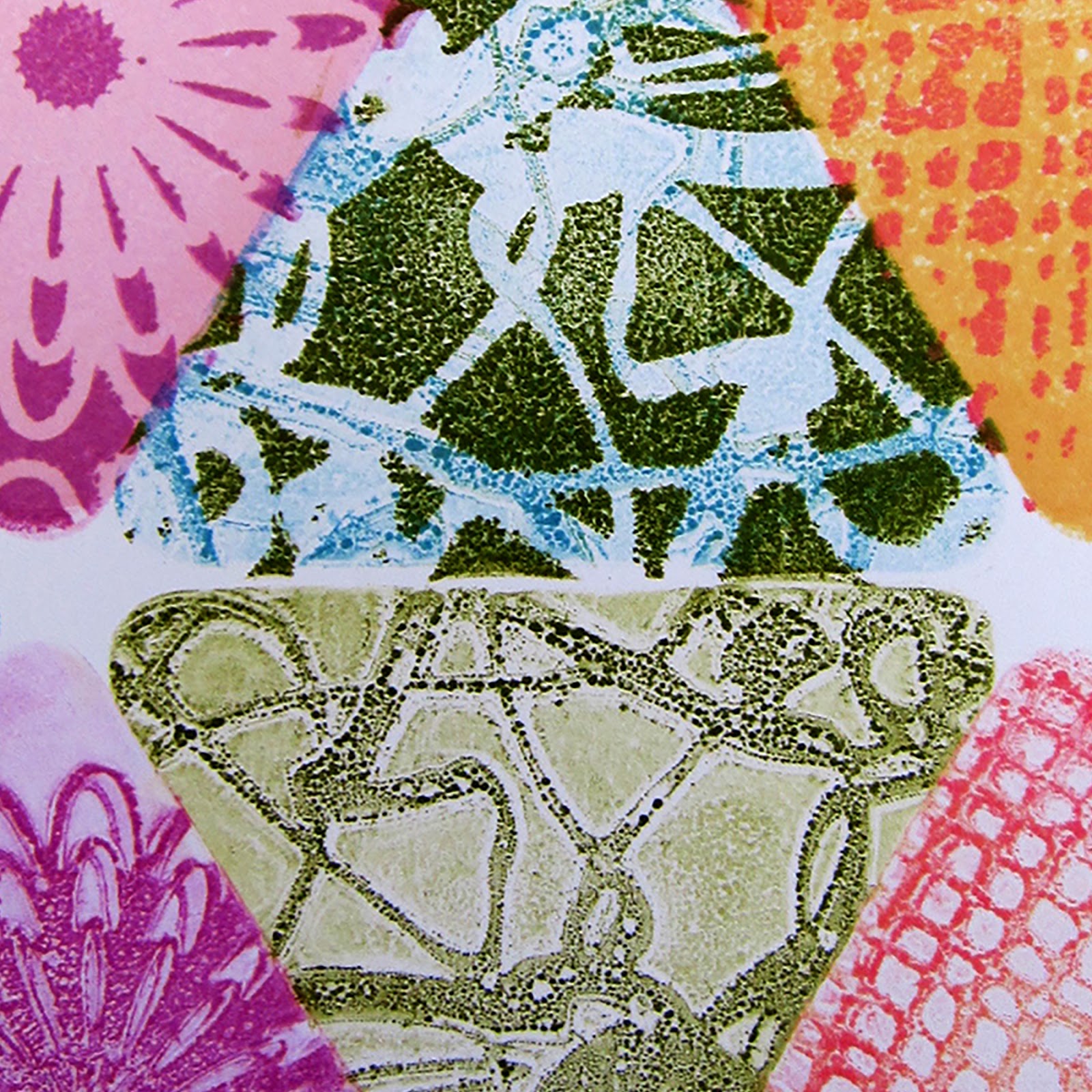 Printing with Gelli Arts® Mini Gelli® Plate Stamping with Ink Pads!