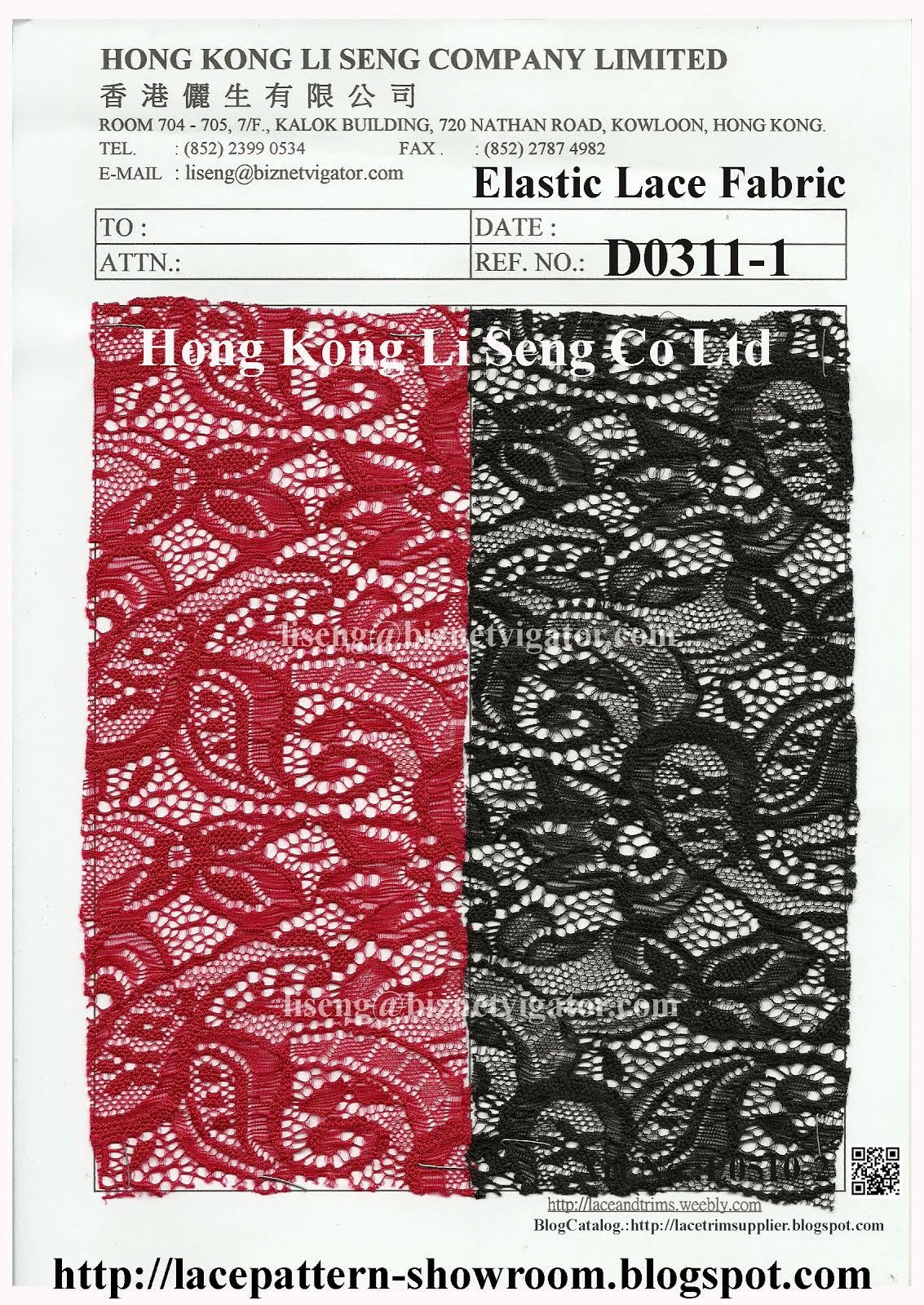 Elastic Lace Fabric Factory - Hong Kong Li Seng Co Ltd