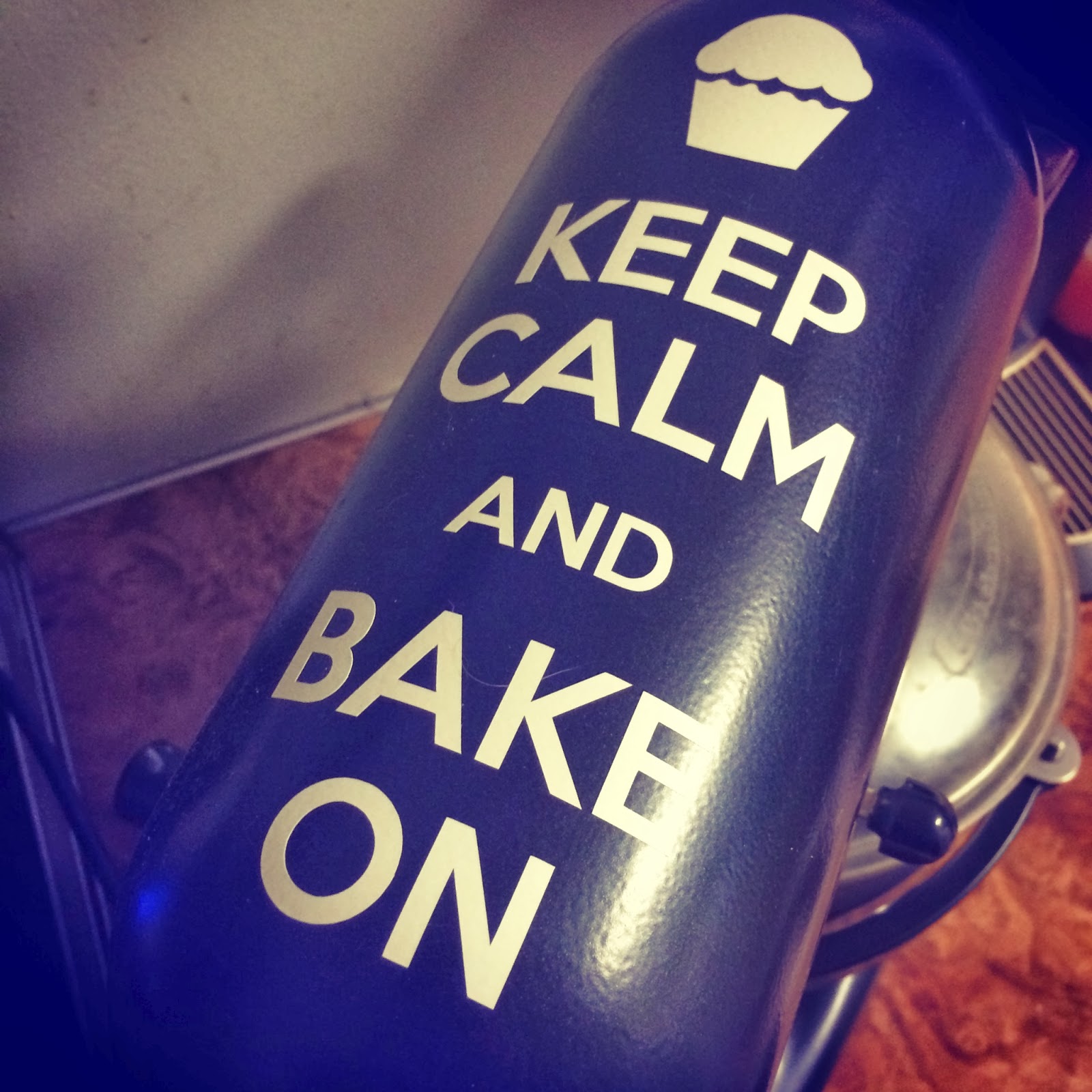 Keep Calm And Bake On Cupcake Kitchenaid Mixer Decal Free Svg File