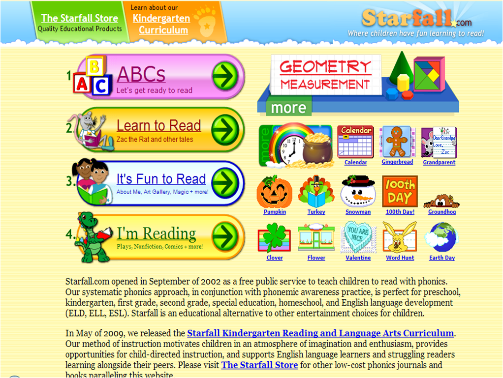 Pre Nursery LMA 51 FCC Educational websites for Pre Nursery kids