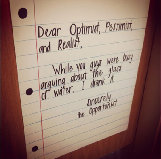 Sincerely, The Opportunist Sincerely, The Opportunist