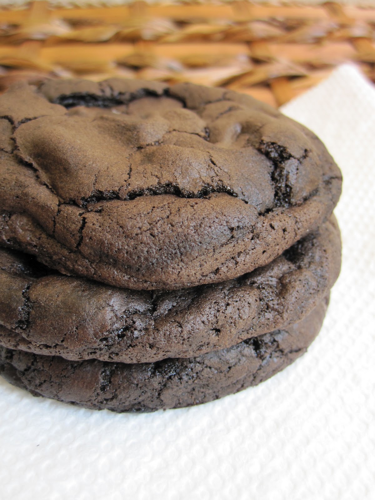 For the Love of Dessert Double Chocolate Brownie Cookies