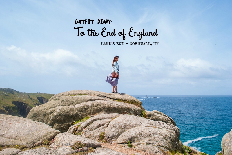 Land's End outfit and rocks To the End of england, land's end, west cornwall, uk