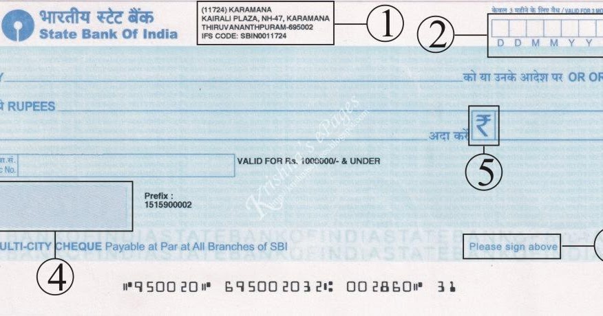 Krishna S Epages Cts 2010 Standard And Old Bank Cheques Of India