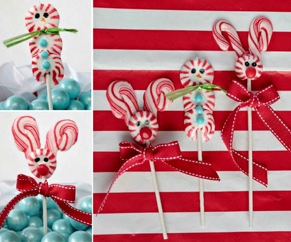 Ideas & Products Candy Cane Lollipops
