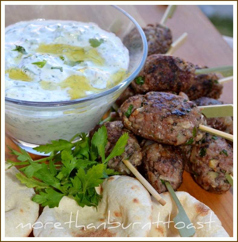 more than burnt toast I was Crushed by Lamb Kofta Appetizer with