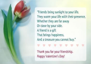 Valentine Quotes  Friends on Happy Valentine S Day To My Fellow Friends