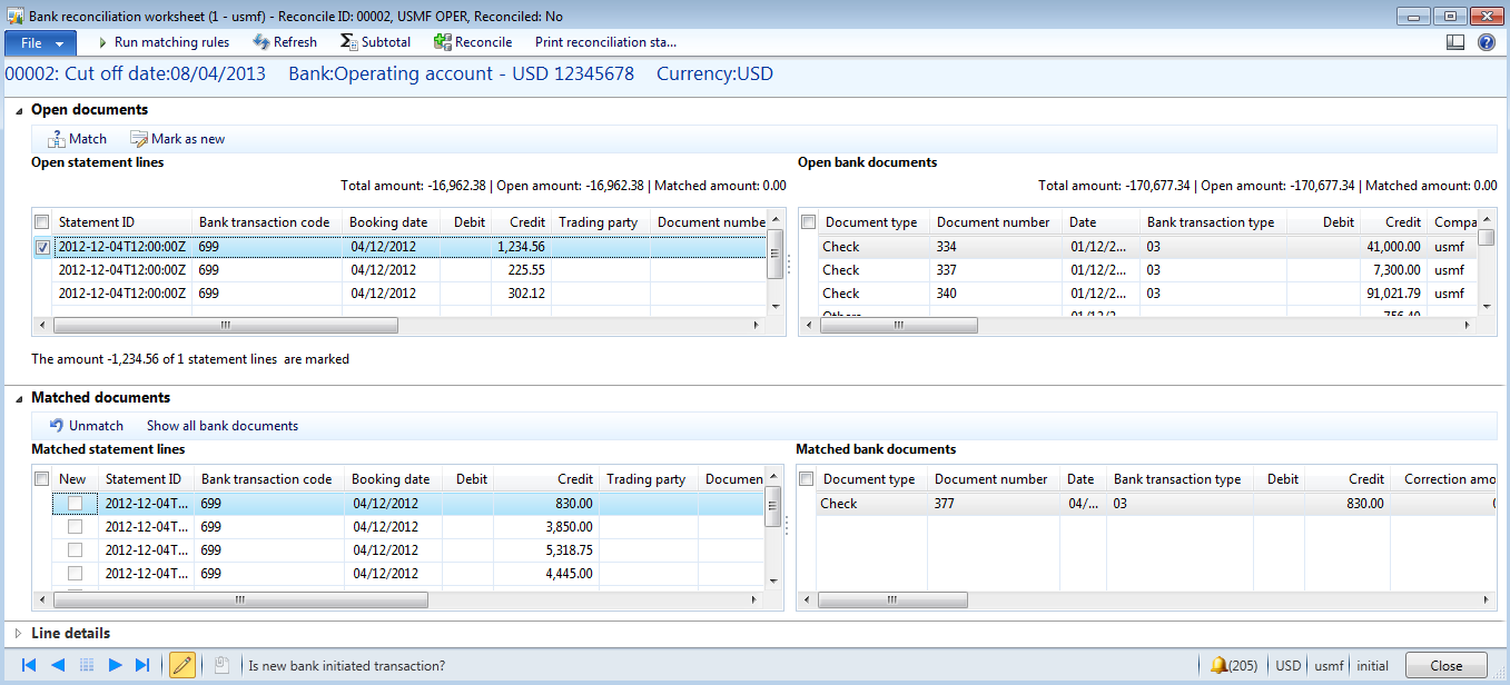 bank reconciliation worksheet for students