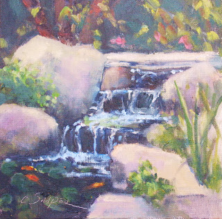 Connie Snipes: Garden Paintings, Revisited (sold)