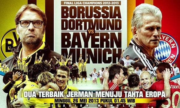 Final Liga Champions Borussia Dortmund vs Bayern Munchen Final Liga Champions Borussia Dortmund vs Bayern Munchen