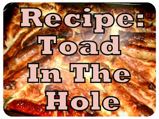 recipe, toad in the hole, comfort food