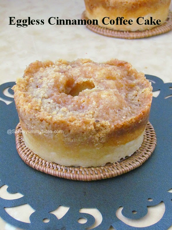 Eggless Coffee Crumb Cake Eggless Coffee Crumb Cake