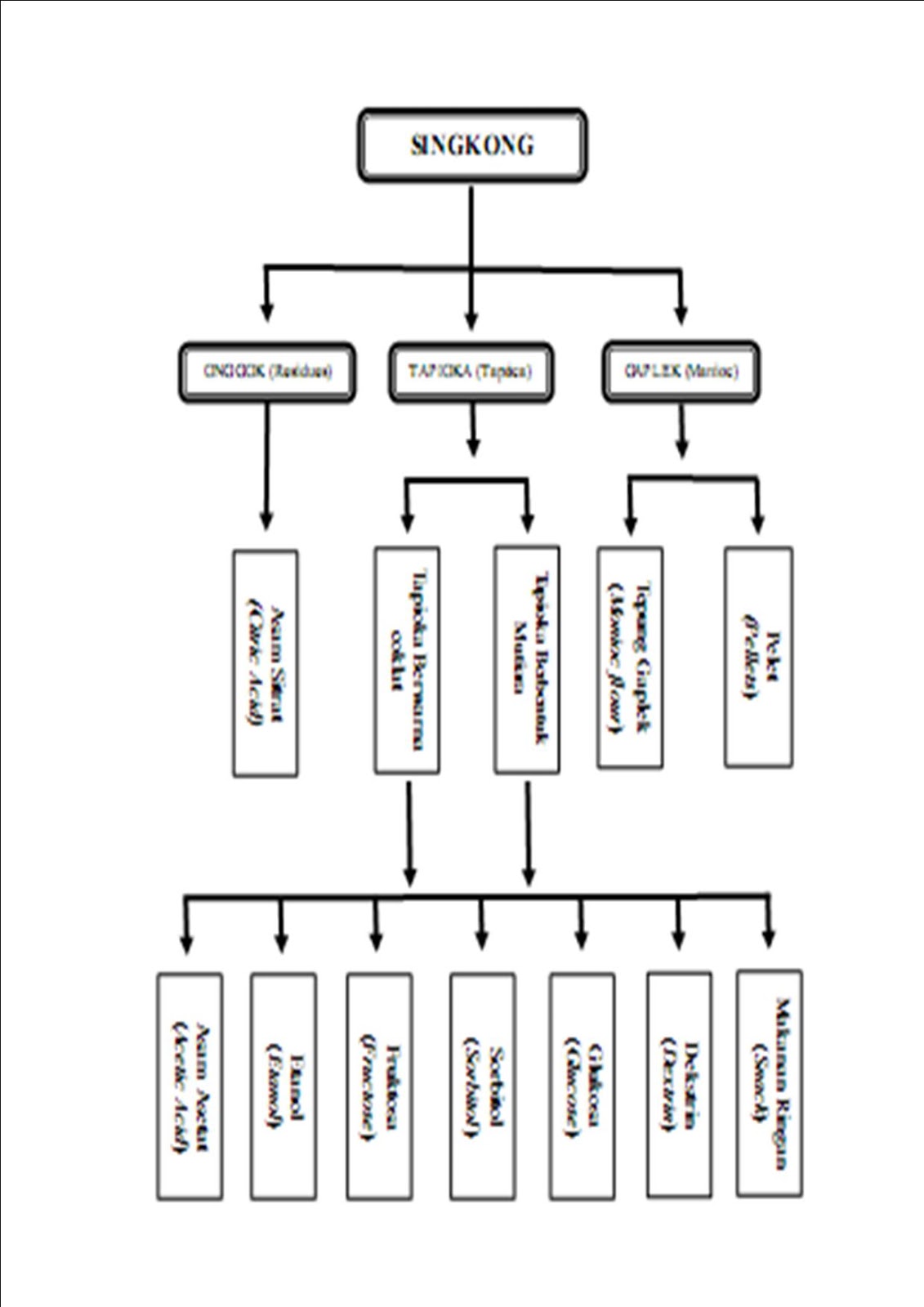 KARAKTERISTIK LIMBAH HASIL OLAHAN SINGKONG DALAM PROSES PEMBUATAN