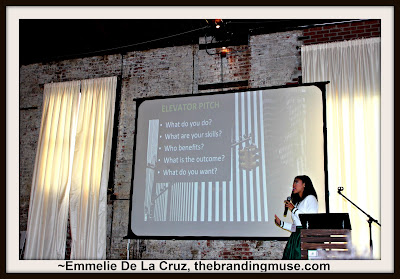 Emmelie De La Cruz of TheBrandingMuse.com speaks at We All Grow Summit speaks at #WeAllGrowNYC 2015