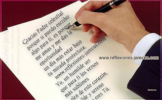 Gracias Padre celestial porque si puedo escribir algo para tí, es porque me amas Reflexiones Cristianas,