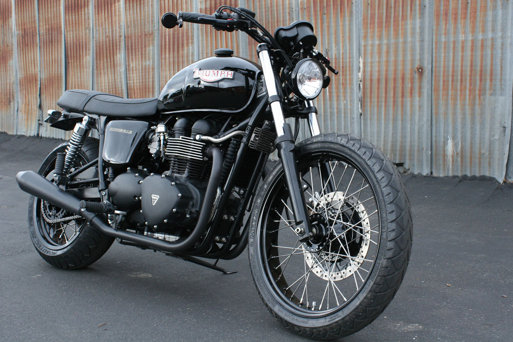 bonneville cafe racer