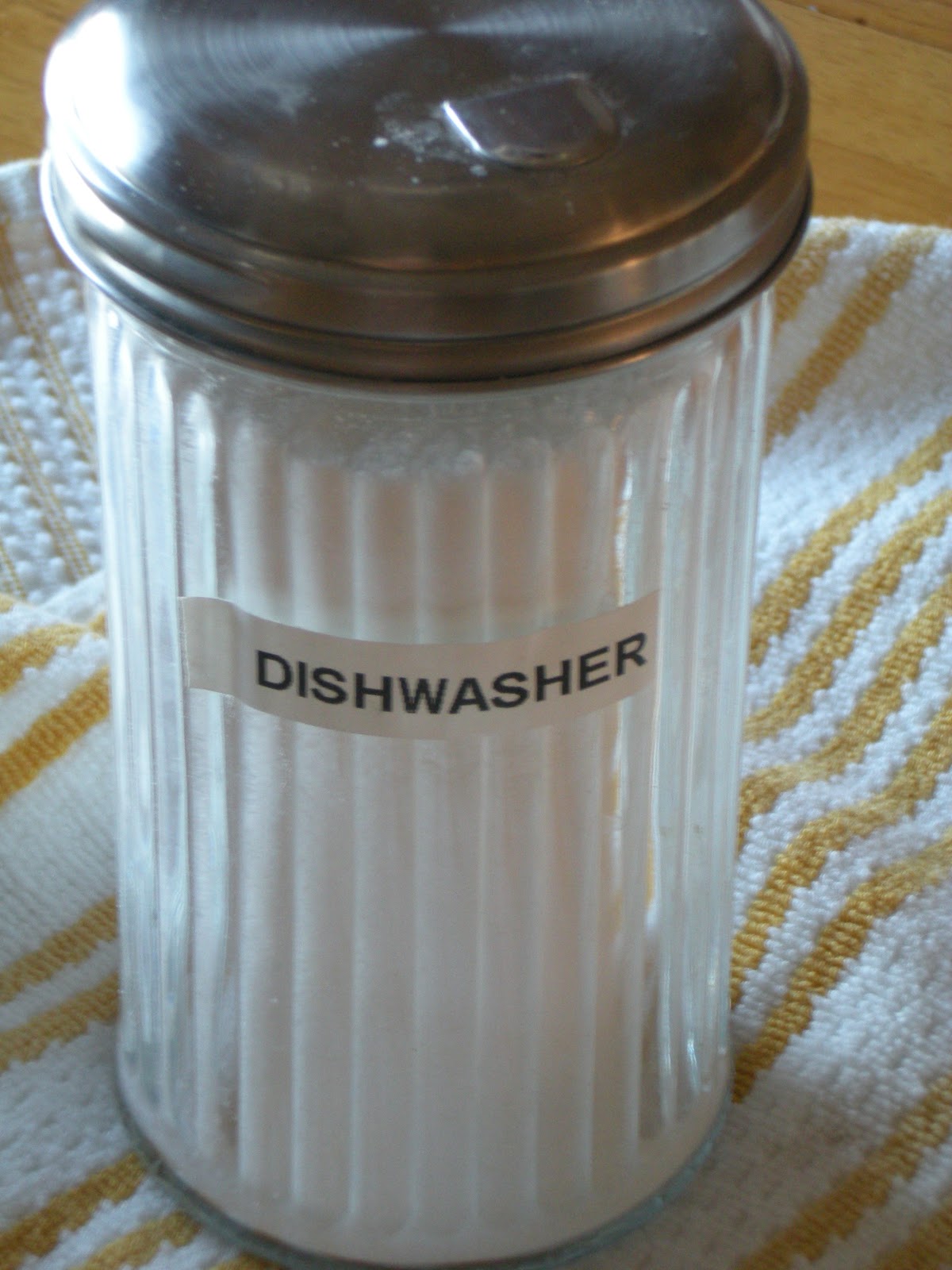 Natural Homemade Living Dishwasher Soap DIY