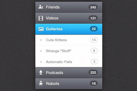 Vertical Navigation Menu Vertical Navigation Menu