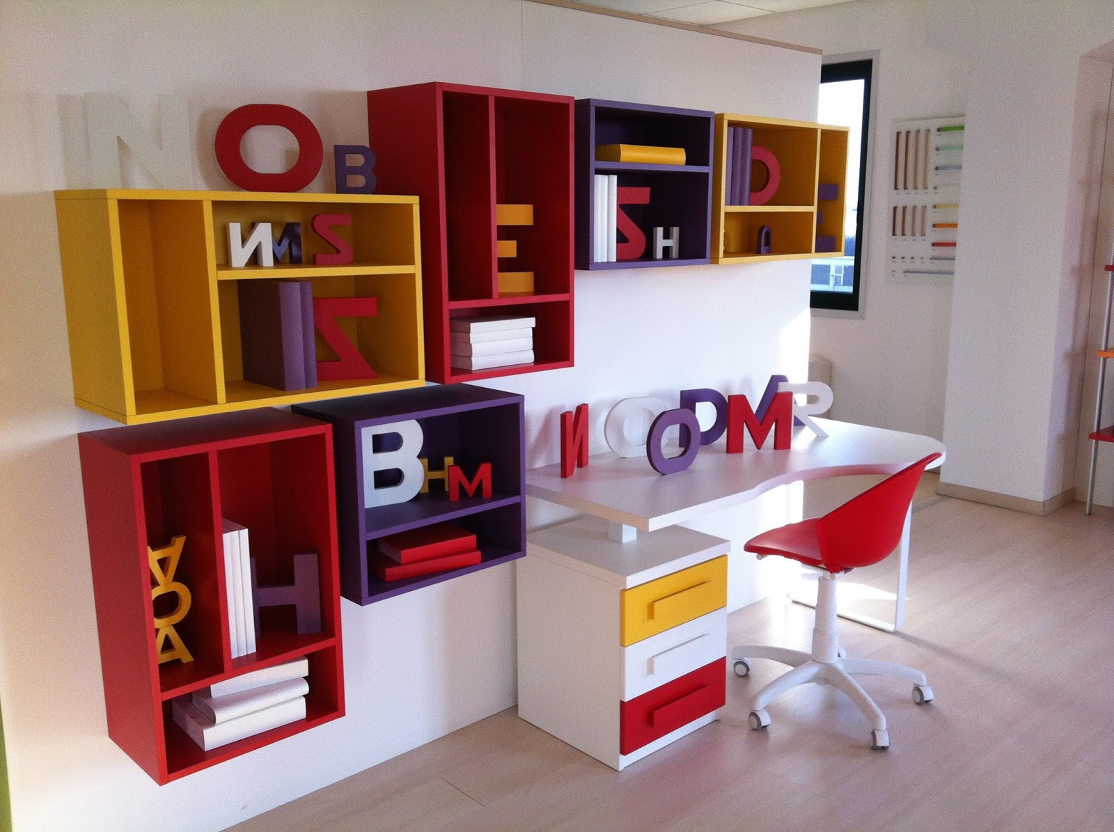 Bonetti camerette bonetti bedrooms: scrivanie e librerie