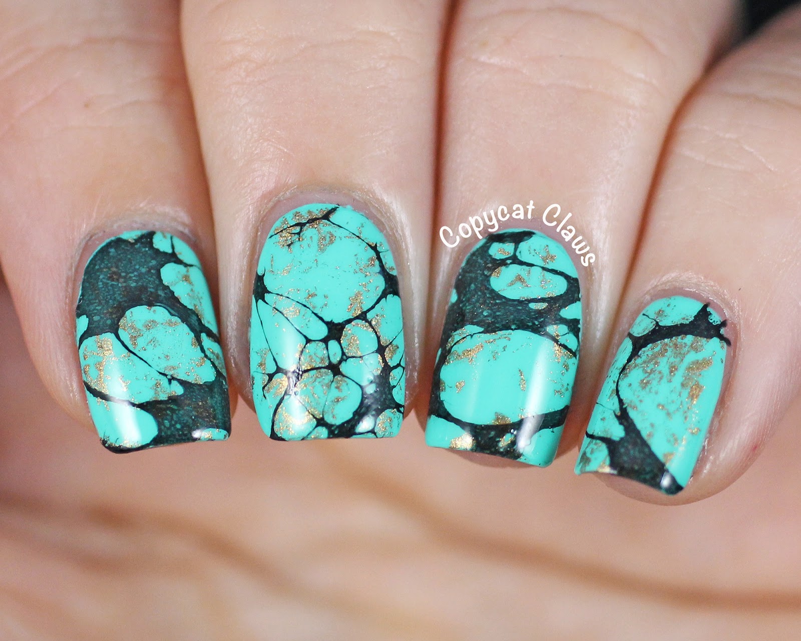 1. Oval Stone Nail Art Design - wide 8
