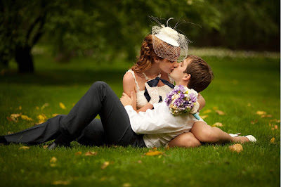 Beautiful Couples Wedding In Park