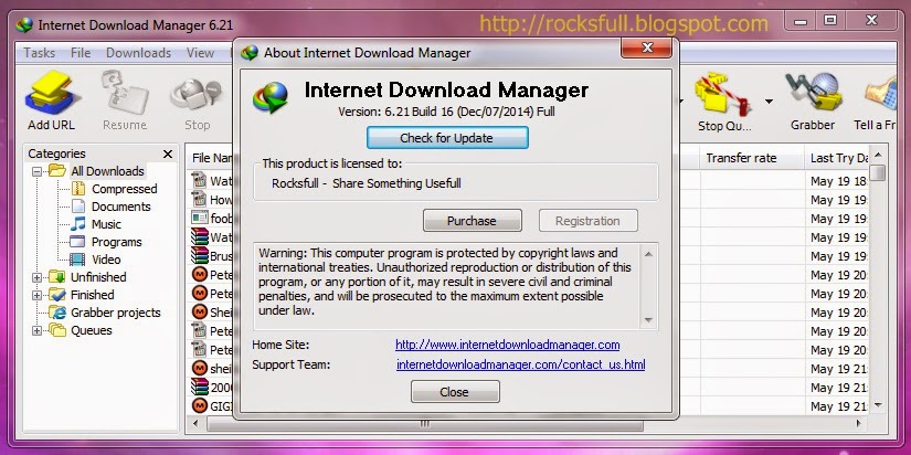 Key For Internet Download Manager 6.21 Crack Key For Internet Download Manager 6.21 Crack