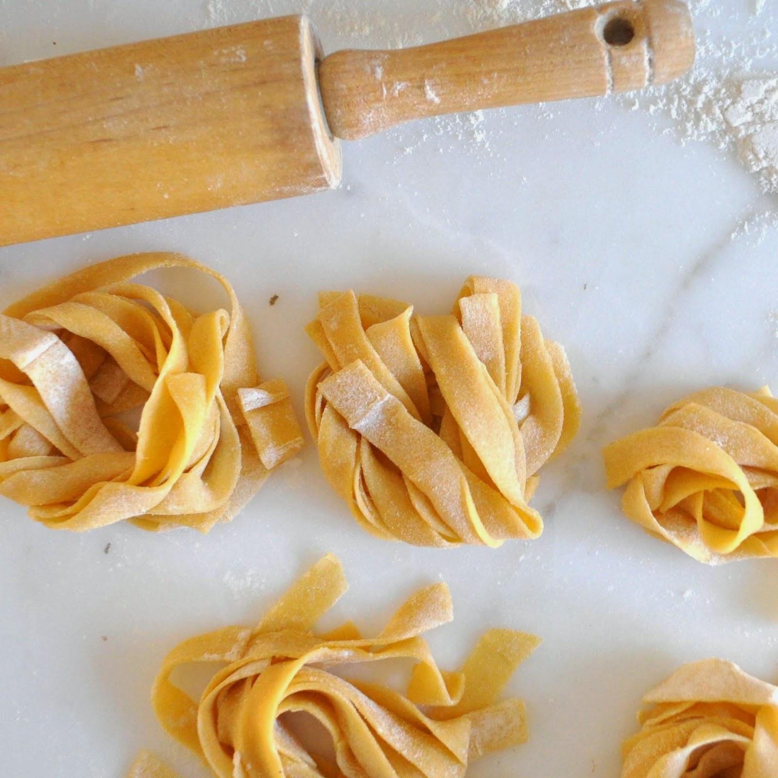 Cooking with Manuela Fresh Handmade Egg Tagliatelle Pasta