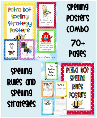 Spelling Rules and Spelling Strategies COMBO Bundle Polka Dot Theme Spelling Rules and Spelling Strategies COMBO Bundle Polka Dot Theme