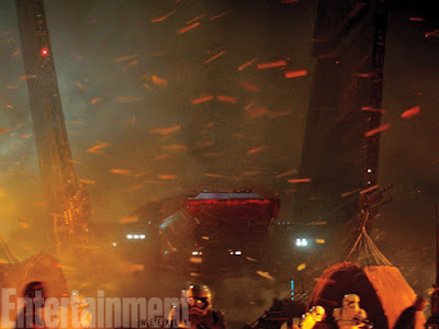 Star Wars The Force Awakens First Order Ship Entertainment Weekly Image