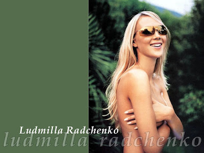Ludmilla Radchenko Topless Wallpaper