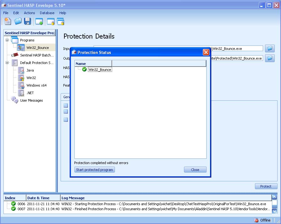 ฮาร์ดล็อค, Hardlock, Software Protection,Sentinel, การป้องกันลิขสิทธิ์