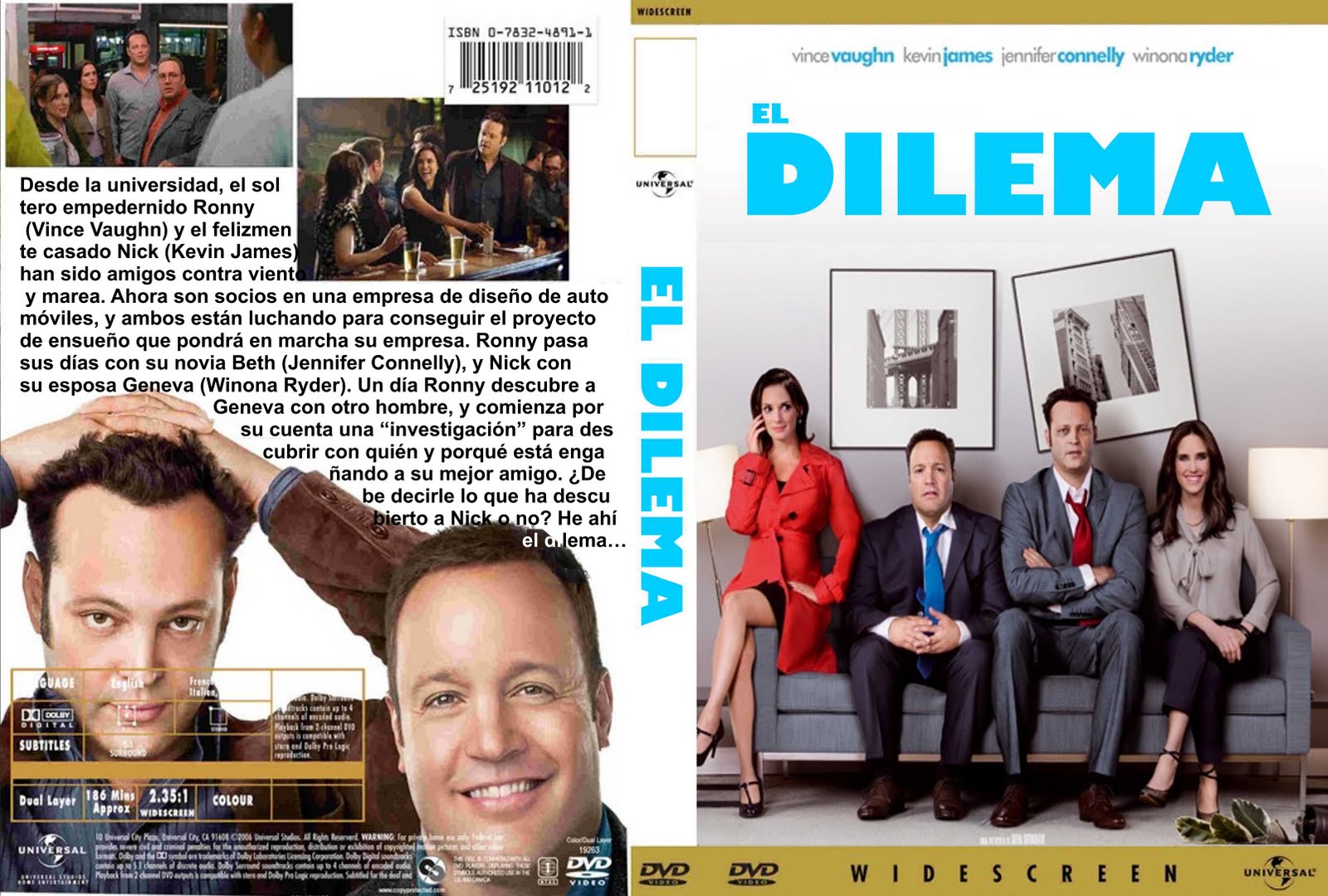 Peliculas en DVD EL DILEMA ESTRENO!