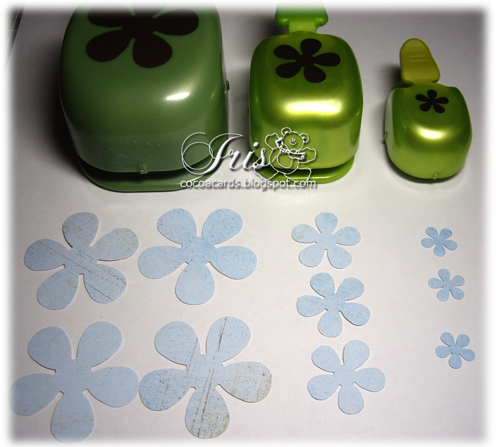 belles n whistles stamps tutorial tuesday paper flower small flower paper punch