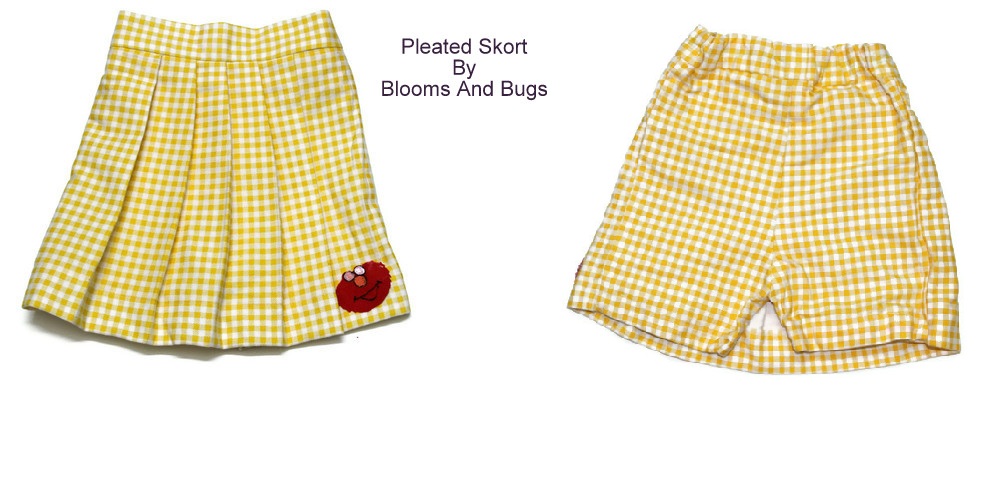 pleated skort sewing pattern