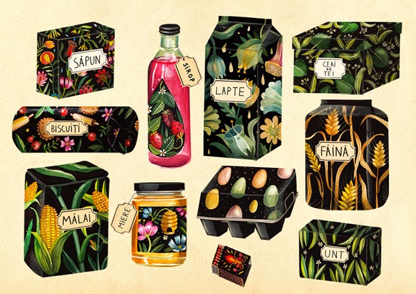 Packaging - Watercolour art and illustrations by Aitch Packaging - Watercolour art and illustrations by Aitch