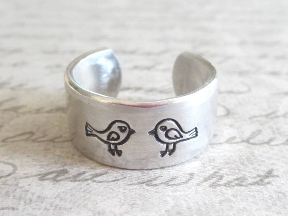 Lauren Nicole Gifts Hand Stamped Rings