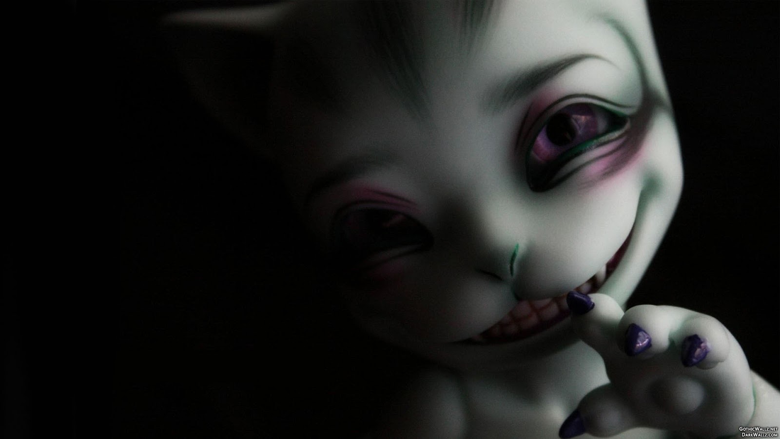 Scary weird creepy creature | Dark Gothic Wallpaper Download