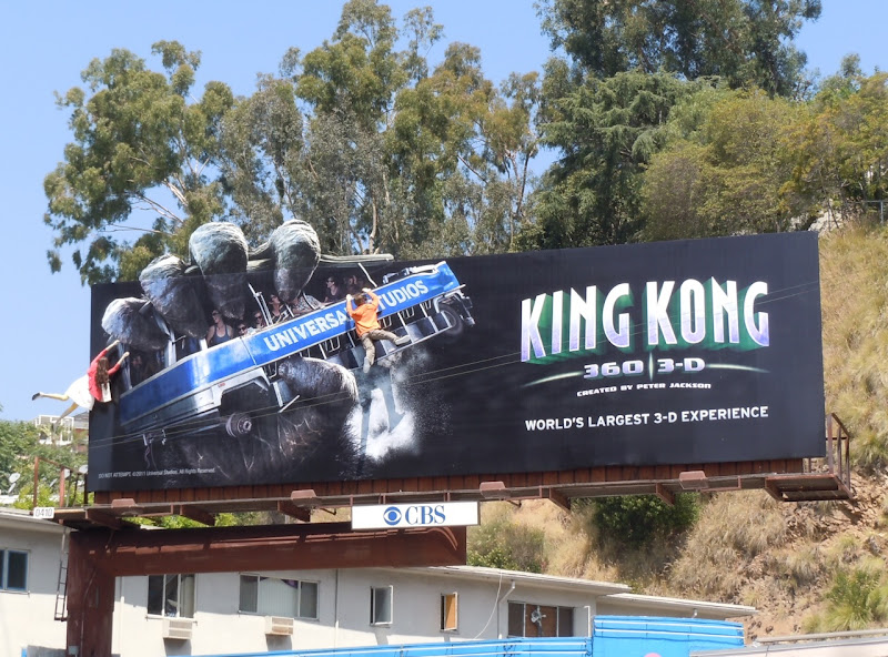Universal Studios King Kong 3D billboard
